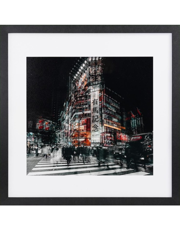 Colours of Tokyo - Carmine Chiriacò - 40 x 40cm Framed Print