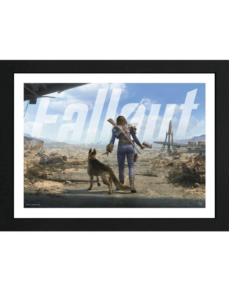 Fallout Female Sole Survivor 30 x 40cm Framed Collector Print