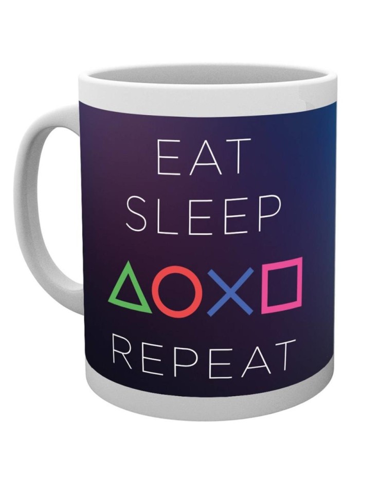 Playstation Eat Sleep Repeat Mug