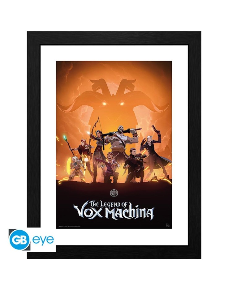 The Legend of Vox Machina Key Art 30 x 40cm Framed Collector Print
