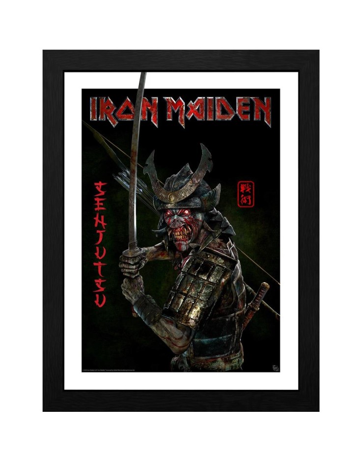 Iron Maiden Senjutsu 30 x 40cm Framed Collector Print