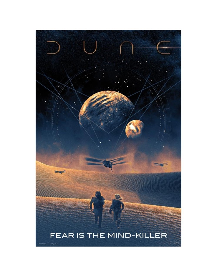 Dune Fear Is The Mind-Killer 61 x 91.5cm Maxi Poster