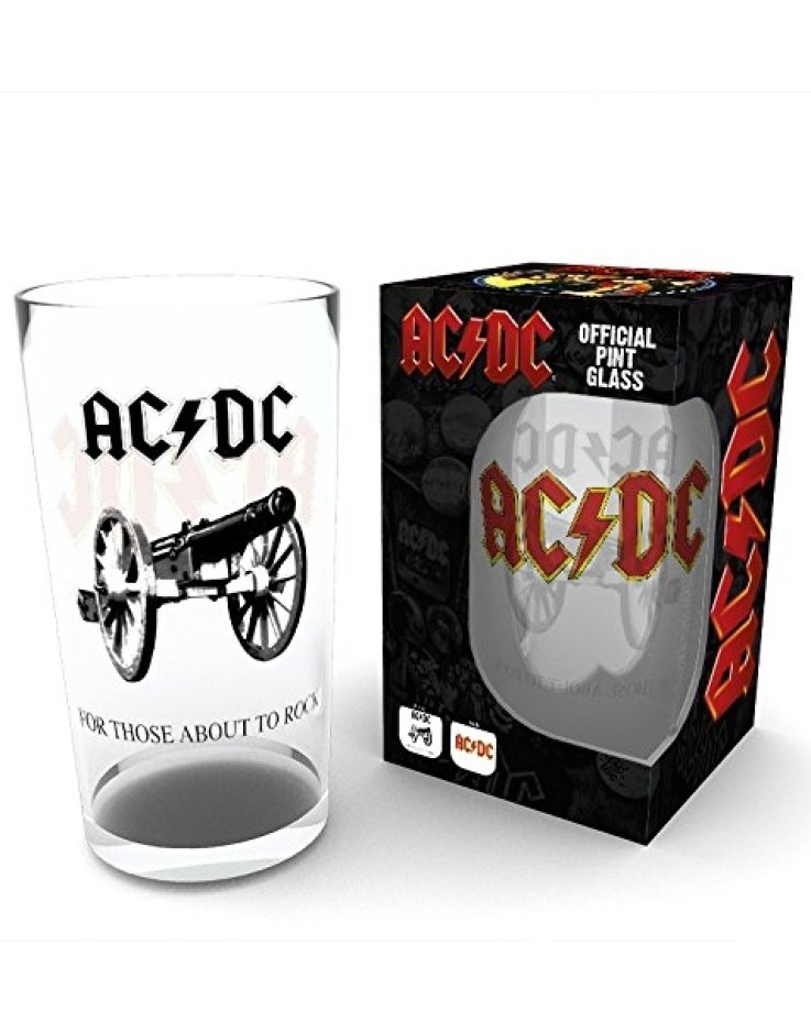 AC/DC Rock 400ml Glass