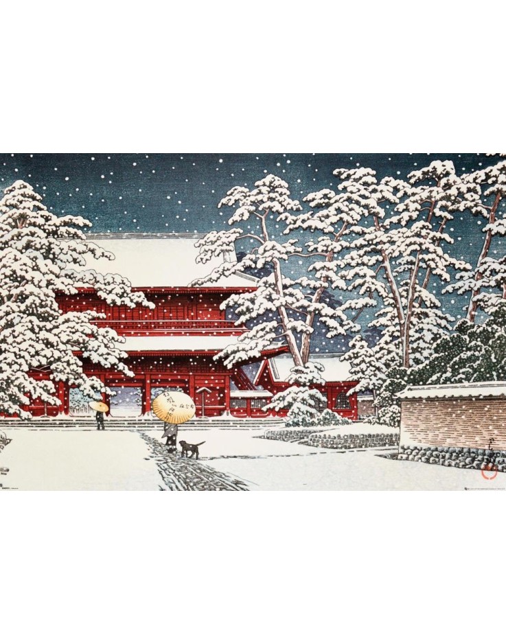 Kawaze Zojo Temple in the Snow 61 x 91.5cm Maxi Poster