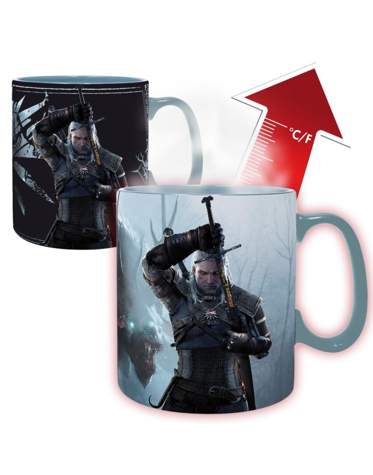 The Witcher Geralt & Ciri Heat Change Mug