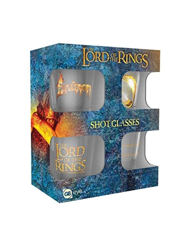 The Lord of The Rings One Ring Shot Glasses - Set of 4