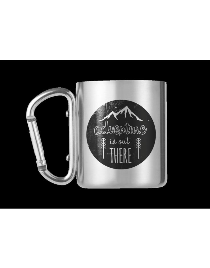Adventure Is It Out There Carabiner Mug