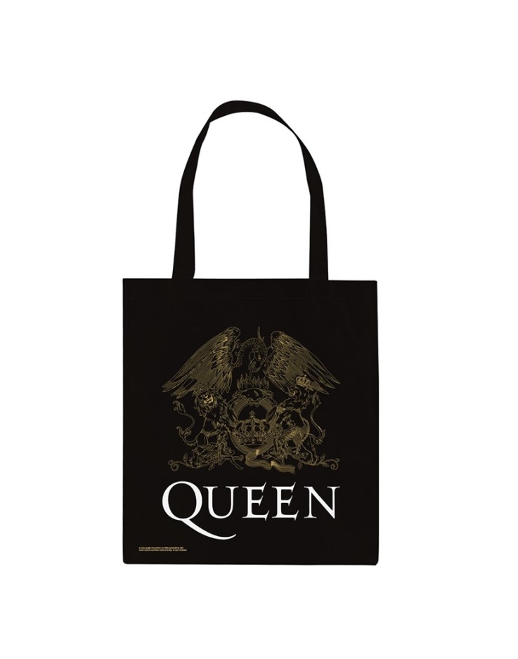 Queen Crest Cotton Tote Bag