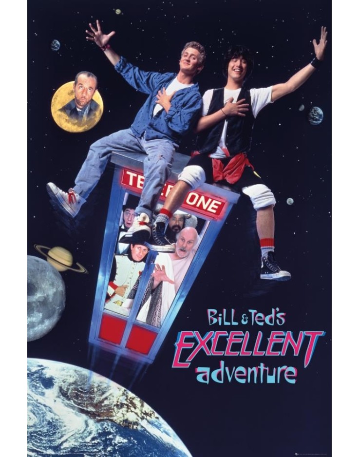 Bill & Ted Excellent Adventure 61 x 91.5cm Maxi Poster