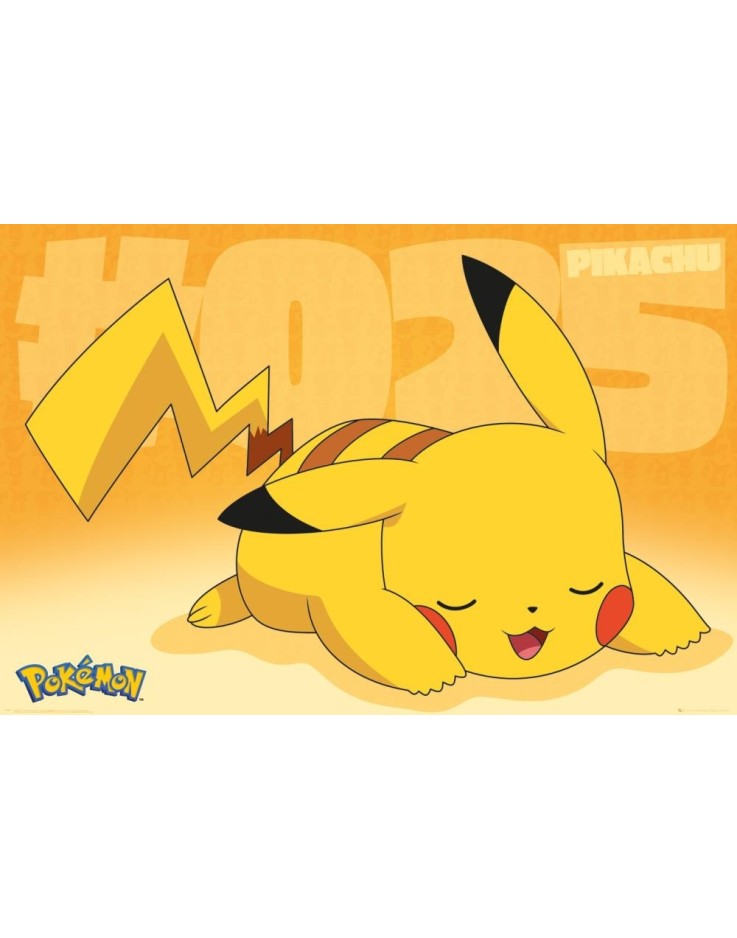 Pokémon Pikachu Asleep 61 x 91.5cm Maxi Poster