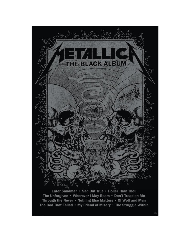 Metallica Black Album 61 x 91.5cm Maxi Poster