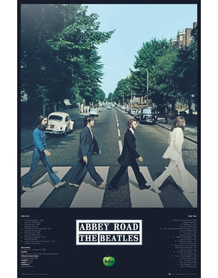 The Beatles Abbey Road Tracks 61 x 91.5cm Maxi Poster