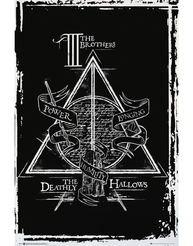 Harry Potter Deathly Hallows Graphic 61 x 91.5cm Maxi Poster