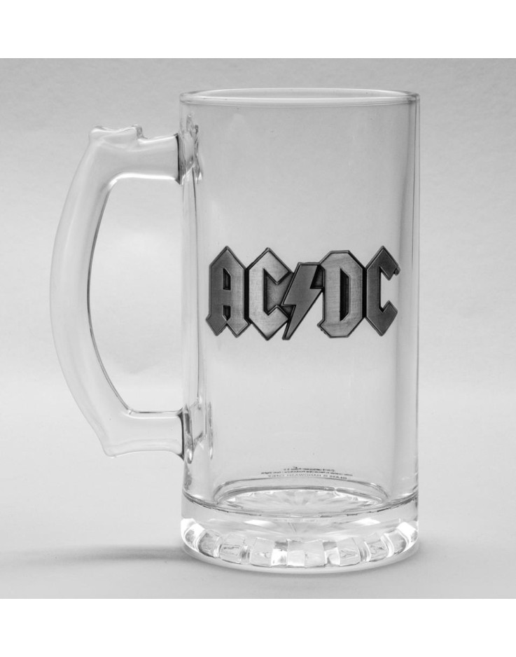 AC/DC Logo 500ml Glass Tankard