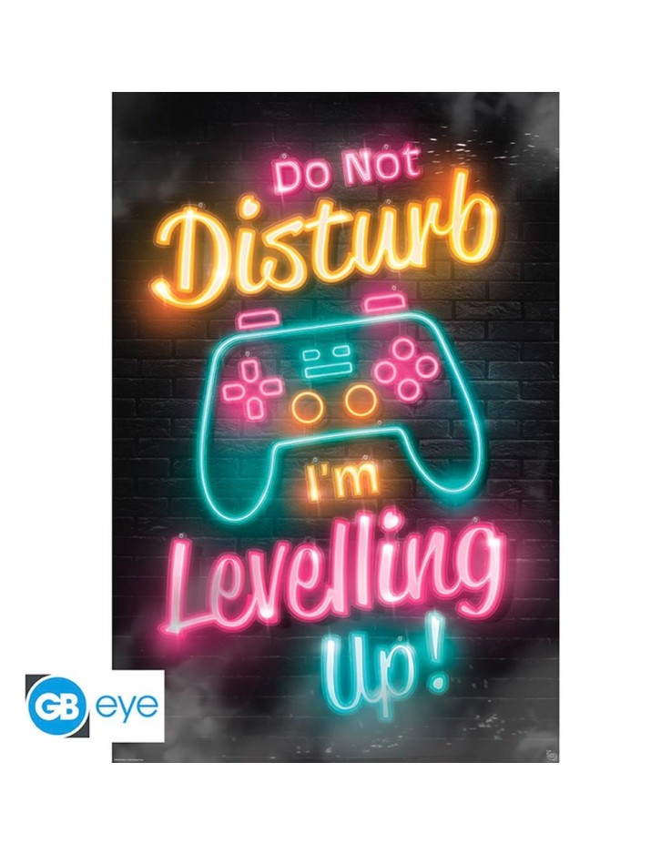GB Eye Levelling Up Neon 61 x 91.5cm Maxi Poster