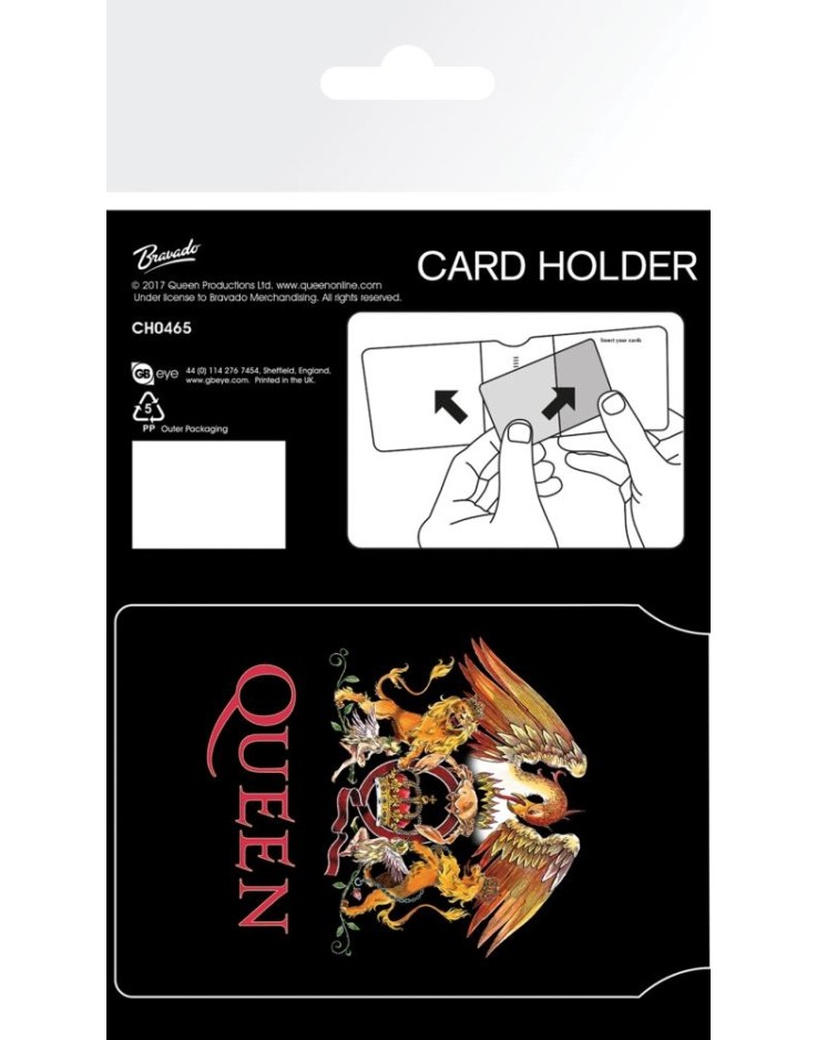 Queen Colour Crest Card Holder