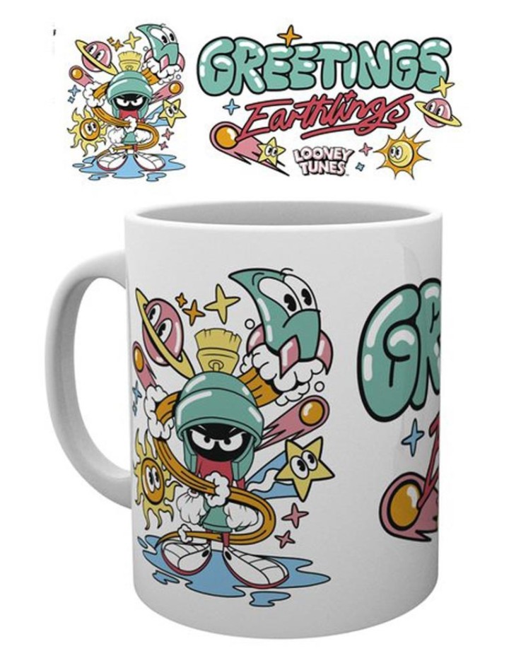 Looney Tunes Marvin the Martian Greetings Mug