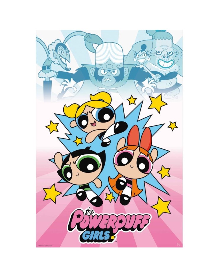 Powerpuff Girl Girls vs Villains 61 x 91.5cm Maxi Poster