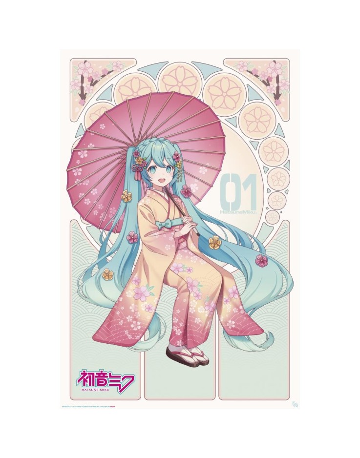 Hatsune Miku Sakura Kimono 61 x 91.5cm Maxi Poster