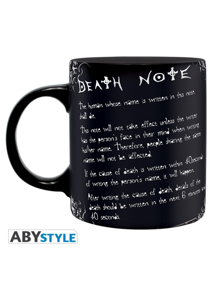 Death Note L & Rules Mug