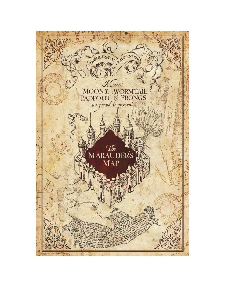 Harry Potter Marauder's Map 61 x 91.5cm Maxi Poster