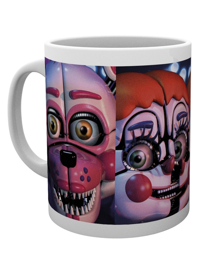 Five Nights at Freddy's Sister Location Faces Mug