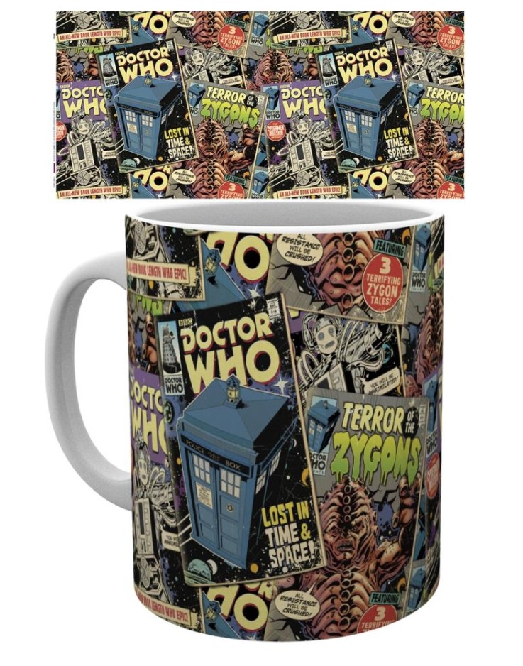 Doctor Who Comic Books Mug