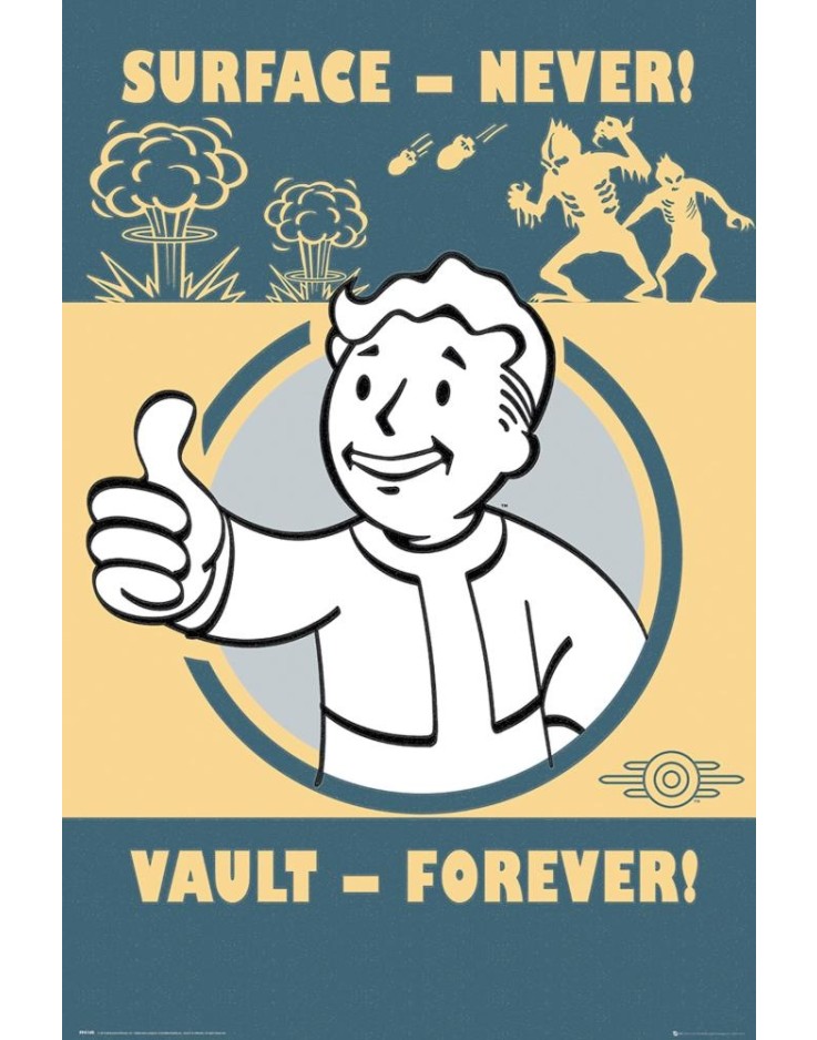Fallout Vault Forever 61 x 91.5cm Maxi Poster