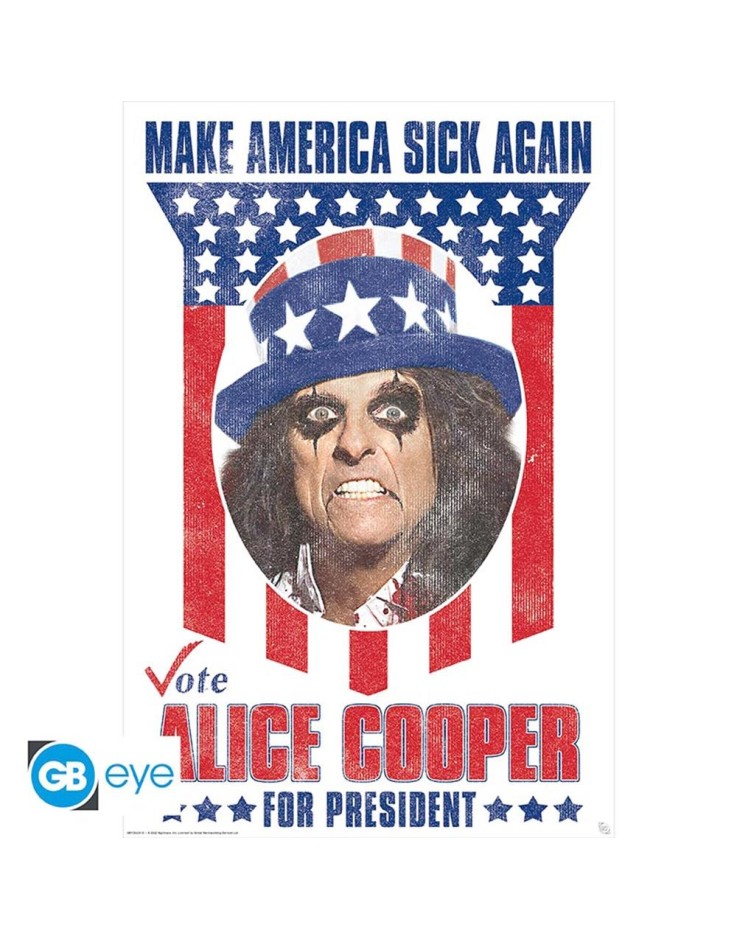 Alice Cooper Cooper for President 61 x 91.5cm Maxi Poster