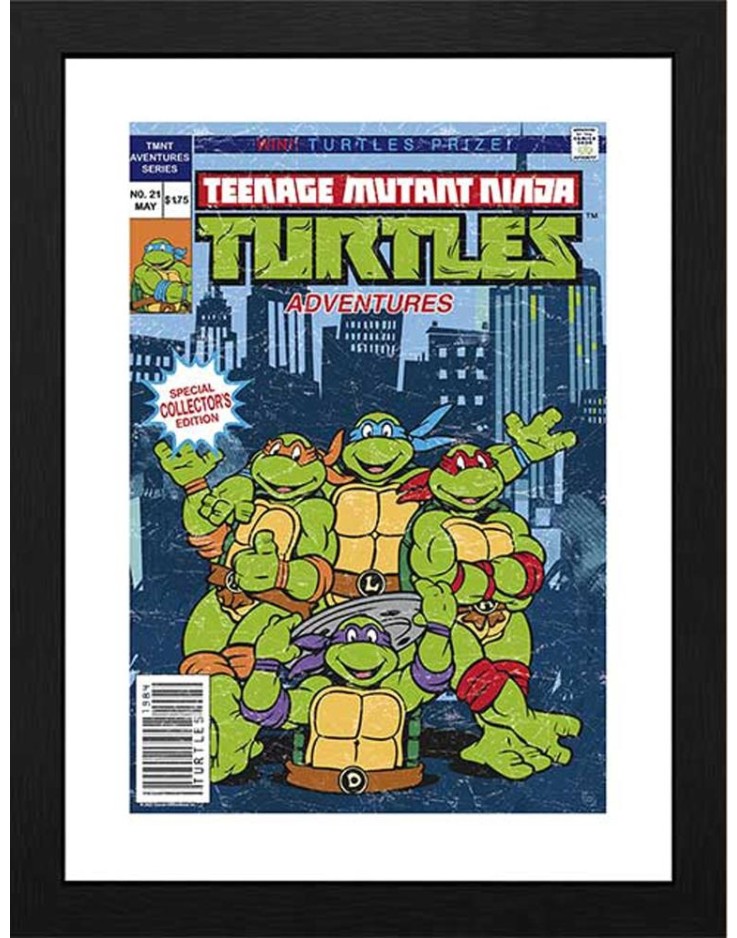 Teenage Mutant Turtles Comics cover 30 x 40cm Framed Collector Print