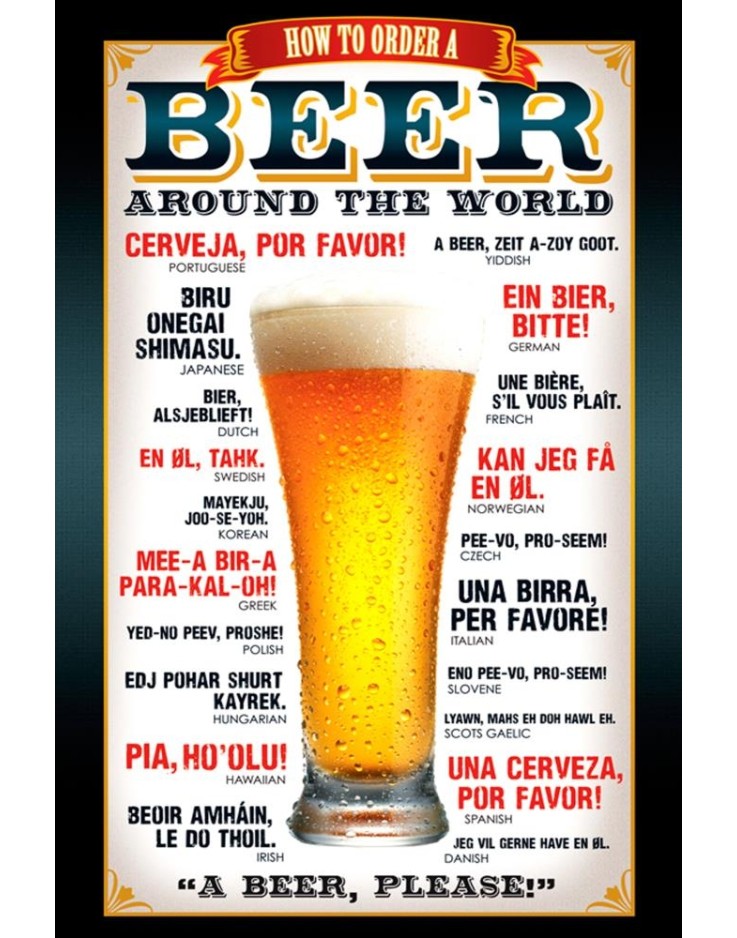 Beer How to order 61 x 91.5cm Maxi Poster