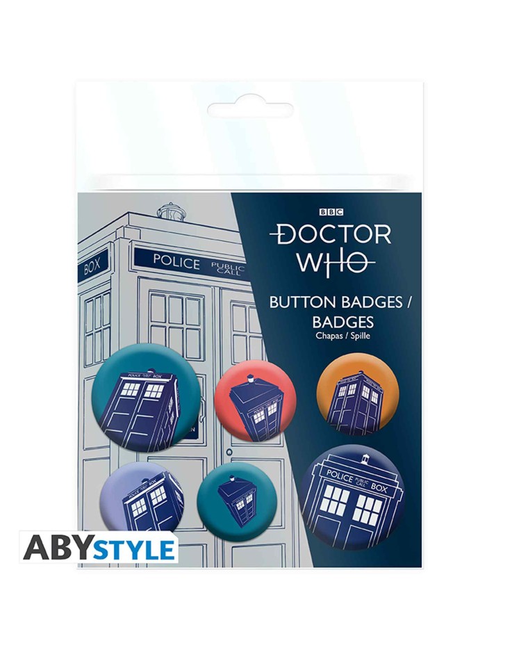 Doctor Who The Tardis Badge Pack