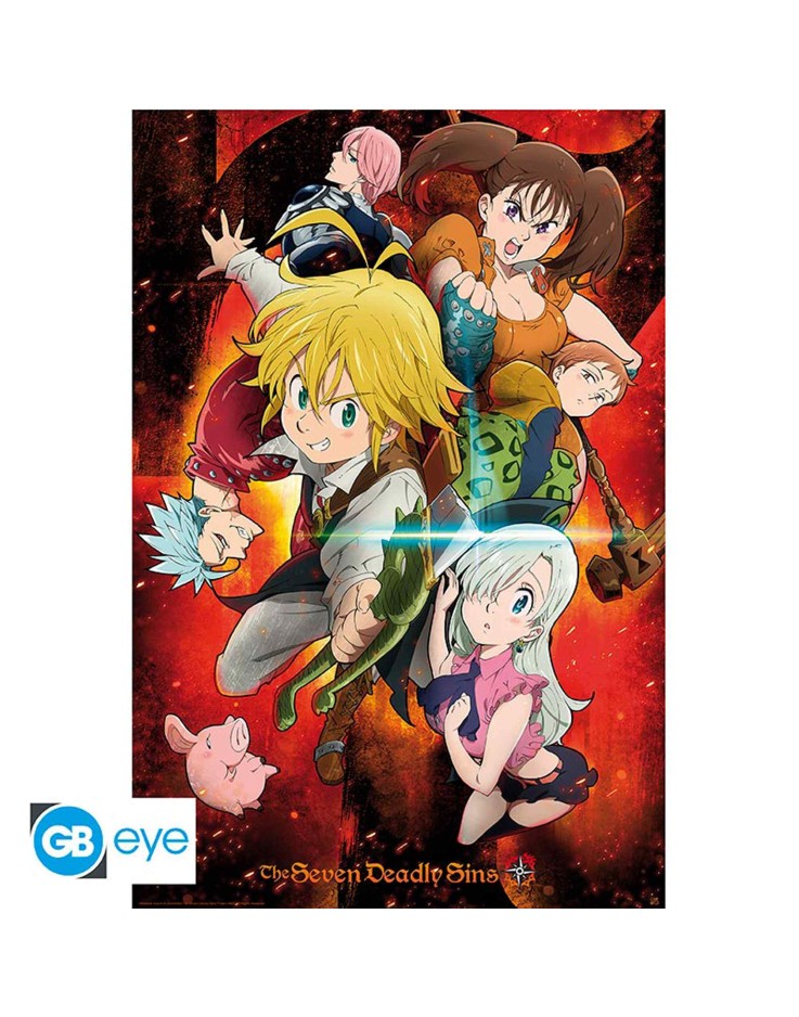 Seven Deadly Sins Characters 1 61 x 91.5cm Maxi Poster