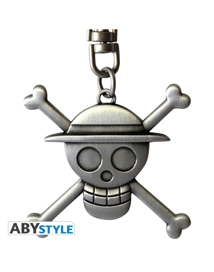 One Piece Luffy Skull 3D Premium Keychain