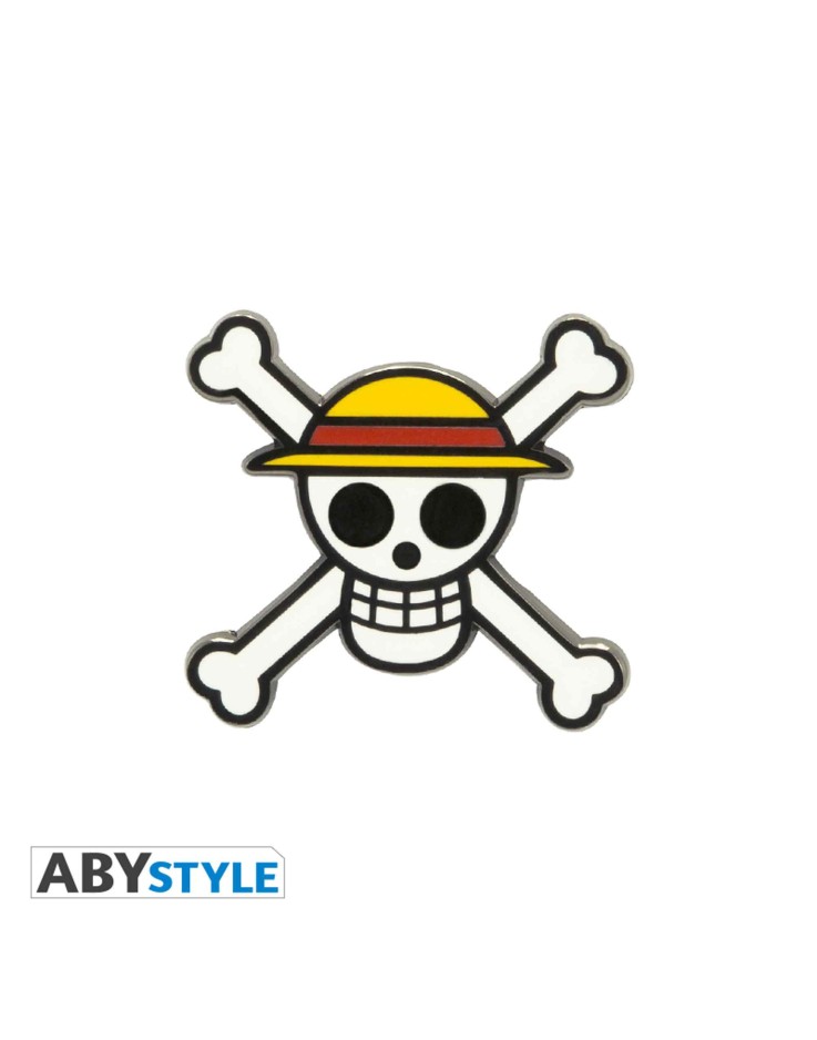 One Piece Skull Pin Badge