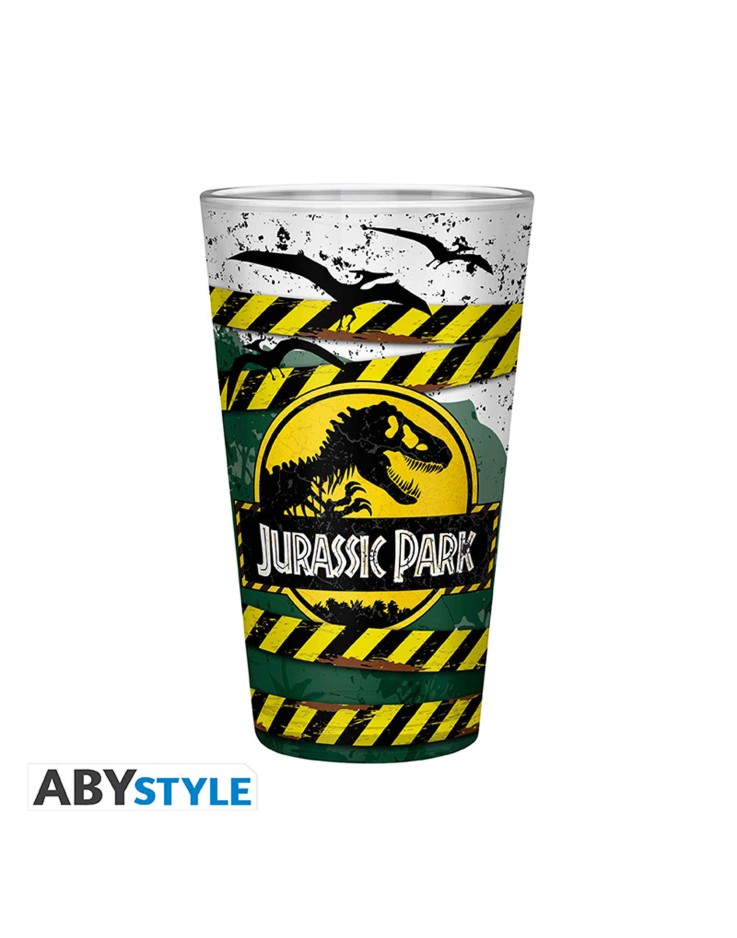 Jurassic Park Danger High Voltage 400ml Glass