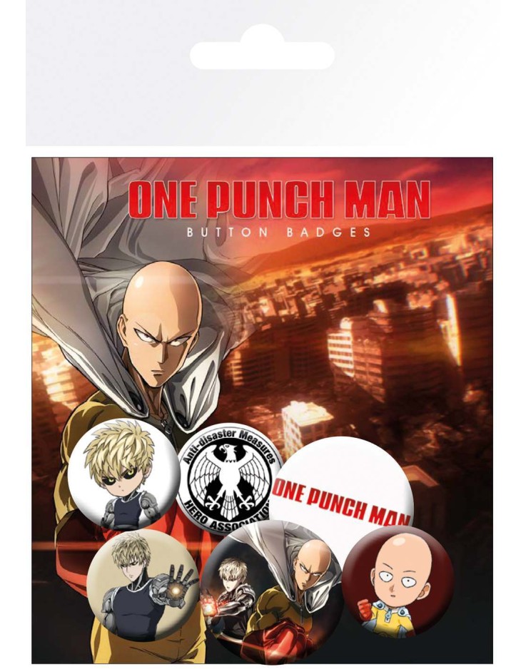 One Punch Man Mix Badge Pack