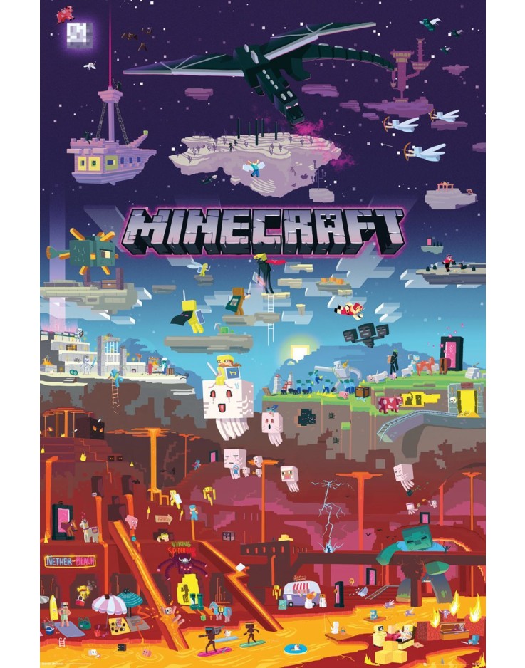 Minecraft World Beyond 61 x 91.5cm Maxi Poster