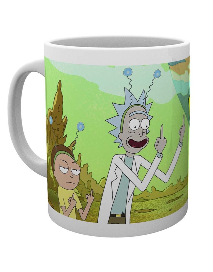 Rick & Morty Peace Mug