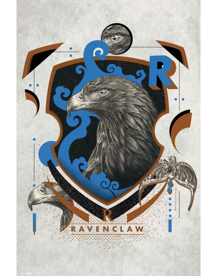 Harry Potter Ravenclaw illustrative 61 x 91.5cm Maxi Poster