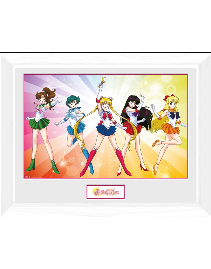 Sailor Moon Rainbow 30 x 40cm Framed Collector Print