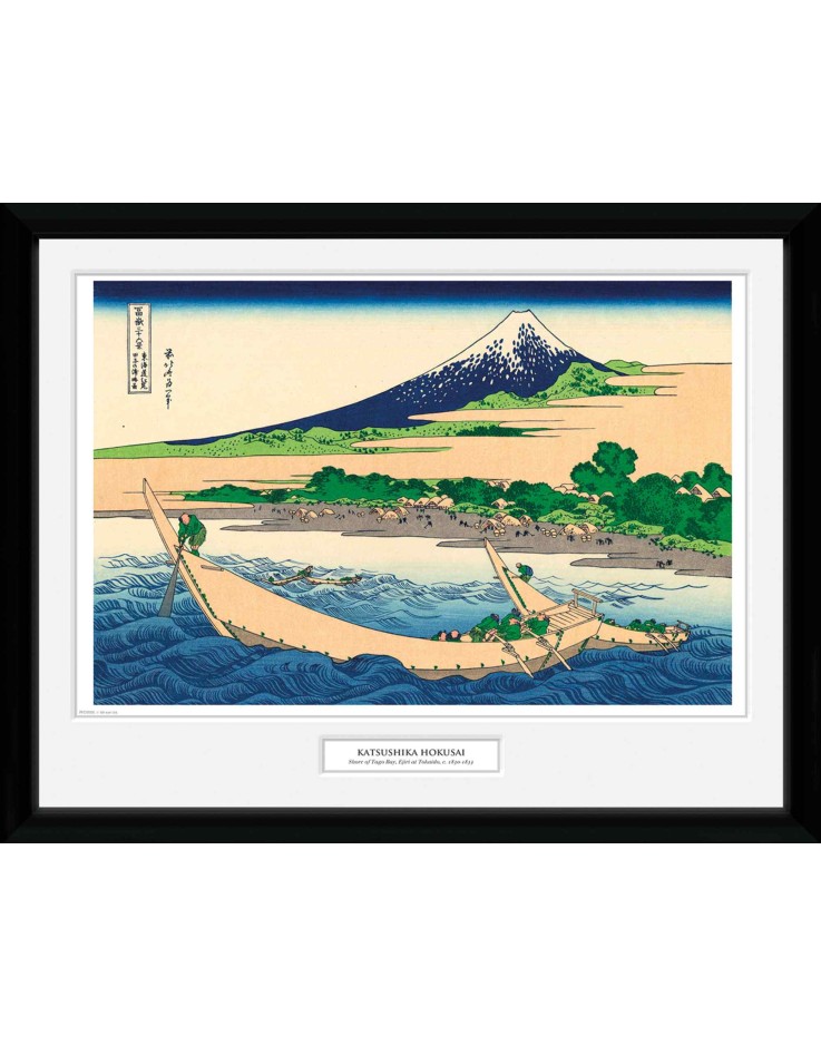 Hokusai Shore of Tago Bay 30 x 40cm Framed Collector Print