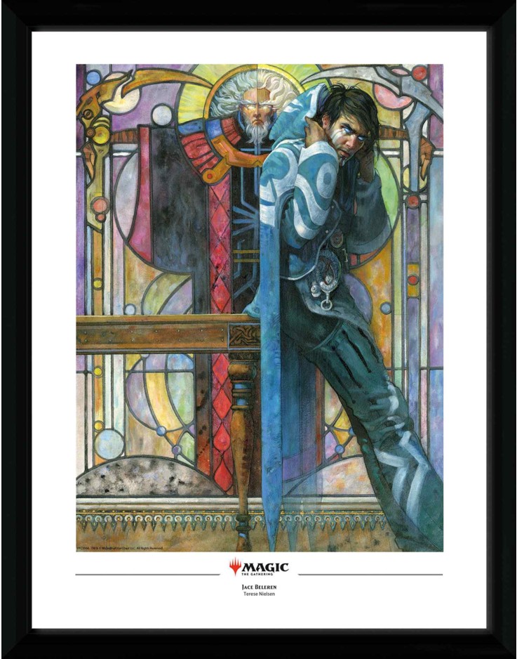 Magic the Gathering Jace Cunning Castaway 30 x 40cm Framed Collector Print