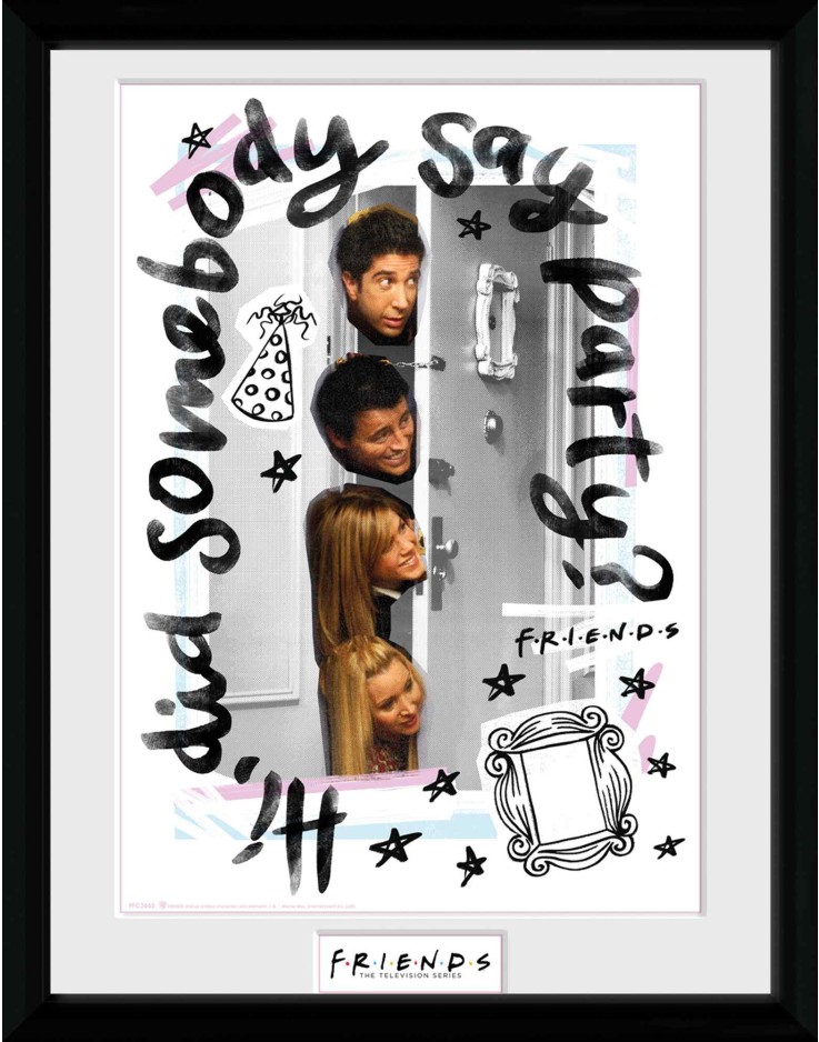 Friends Party 30 x 40cm Framed Collector Print