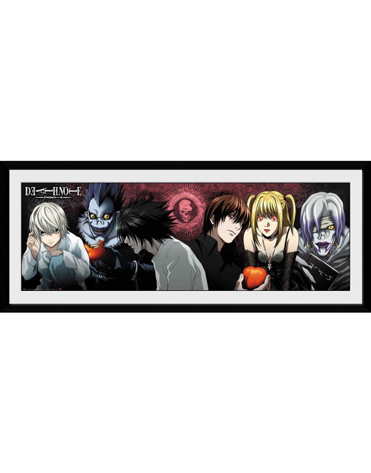 Death Note Characters 30 x 75cm Framed Collector Print