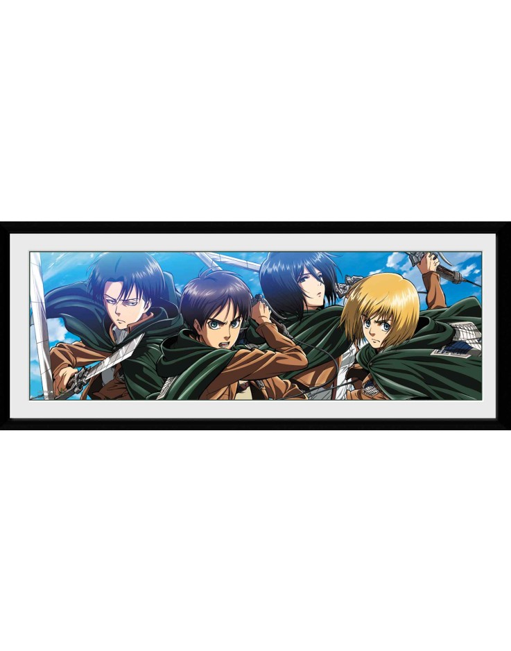 Attack On Titan Scouts 30 x 75cm Framed Collector Print