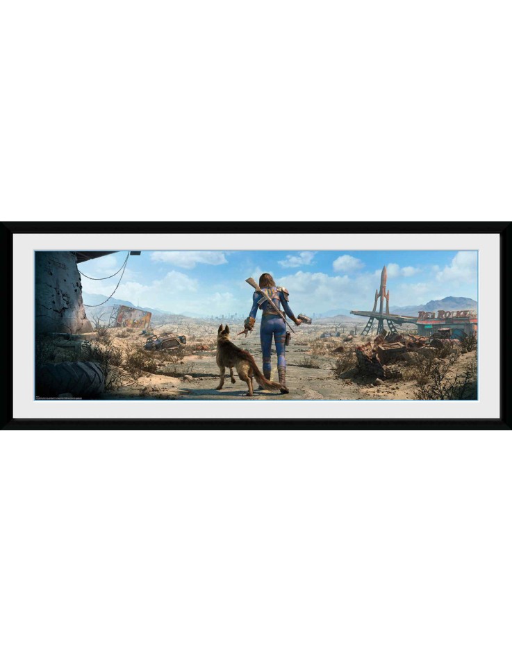 Fallout Sole Survivor Female 30 x 75cm Framed Collector Print