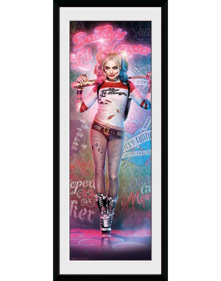 Suicide Squad Harley Quinn Stand Framed Collector Print