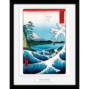 Hiroshige The Sea At Satta 30 x 40cm Framed Collector Print