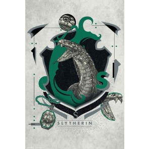 Harry Potter Slytherin Illustrative 61 x 91.5cm Maxi Poster